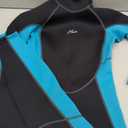 Hevto Women Wetsuit 3/2mm Neoprene Wet Suit Keep Warm in Cold Water for Surfing Swimming Diving blue Size 10
