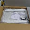 Heybly Small Side Table, 29.1" Tall End Table with Adjustable Shelf, Telephone Table, Nightstand, Accent Table Stand, Small Entryway Table, Bedroom,Living Room, Office,Bathroom, White, HET003WT1