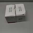 2 x OMAYKEY 100W 2 Pack Ceramic Heat Lamp Bulb Infrared Reptile Heat Emitter Heater Lamps Bulbs for Brooder Coop Chicken Lizard Bearded Dragon Turtle Snake Aquarium, No Light Emitted No Harm (ETL Listed)