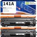 Skydo 141A Toner Cartridge 2 Black Replacement for HP 141A W1410A 141X W1410X Toner Cartridge Use for HP LaserJet Pro M110w MFP M140w M139w Printer Ink Laser AllinOne Copy（with chip,2 Black）