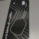 Carbon Fiber Pickleball Paddle, Carbon Fiber Surface (CFS) Pickle Ball Paddles with 16mm Honeycomb Core, Lightweight, Shock-Absorbing Paddle with Anti-Slip Grip, Ideal for Novice & Pro Players