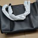 Genuine Leather Tote Bag for Women, Soft Purses Handbags Shoulder Fashion Top Handle Bag Large Capacity