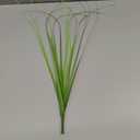 Uxcell 24Pcs Artificial Grass Plants, 18.5" Plastic Fake Wheat Grass Greenery Shrubs Outdoor Artificial Shrubs Faux Bushes for Home Garden Front Decor, Red