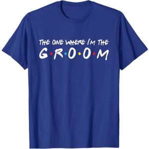 I'm The Groom Bachelor Party Stag Groomsmen Getaway Wedding T-Shirt (Small)