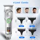 DONGYIN Mini Cordless Hair Clippers for Men, Small Size Professional Clippers and Trimmers Set, Electric Hair Trimmer for Men with Led Display.