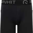 Runhit 3 Pack 4" Girls Volleyball Shorts Spandex Dance Shorts for Girls Youth Running Athletic Biker Shorts with Pockets Black, Small