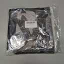 2 x Black Bow Happy Birthday Decorations - Women Girls Bow Theme Party Decorations with Honeycomb Centerpieces, Banner, Foil Balloons, Tablecloth, Elegant Black Girly Birthday Party Decor for Girls Women