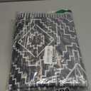 Wonnitar Washable Kitchen Runner Rug 2x6, Moroccan Grey Runners for Hallway, Non Slip Bohemian Soft Bathroom Throw Mat Geometric Carpet Runner for Laundry Entryway Bedroom (Dark Grey,2'x6')