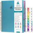 Clever Fox Pregnancy Journal & Memory Book - Pregnancy Planner & Notebook for Expecting Moms  Baby Keepsake, First Time Moms Gift (Aquamarine, 9" x 10.5")