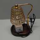 Candle Warmer Lamp with Timer Dimmable, Birthday Gifts for Women Mom, House Warming Gifts New Home Decor, Wax Melt Warmer for Jar Candles with 2 Bulbs (Walnut)