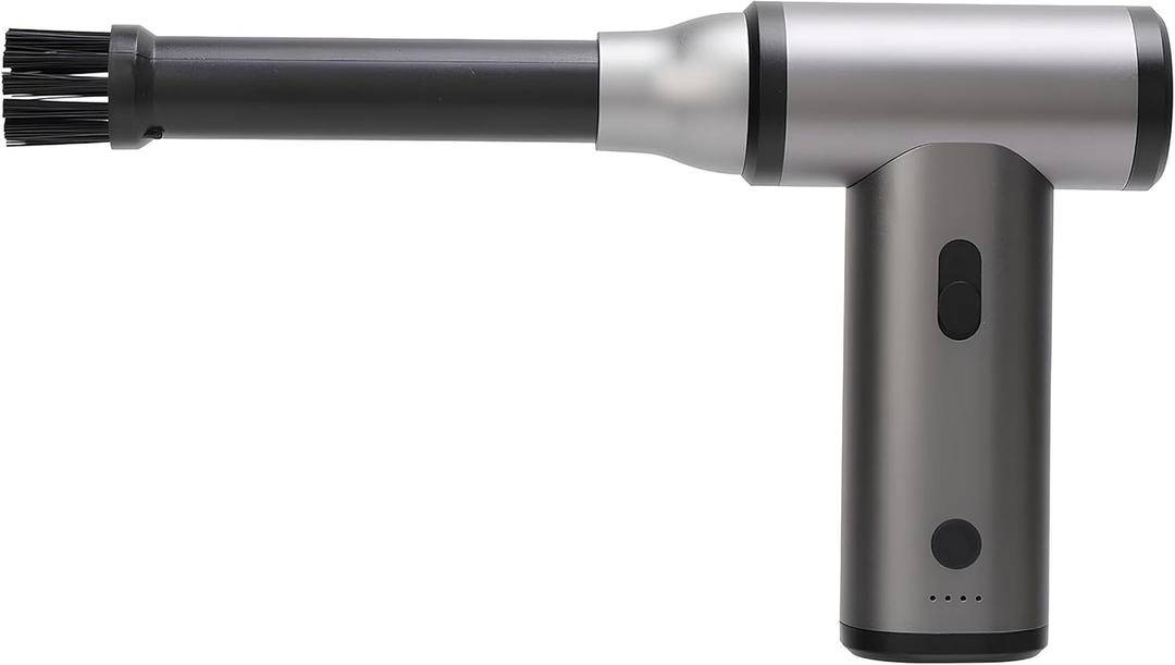 Handheld Car Vacuum Cordless, 18000Pa 160W Car Vacuum Cleaner Compressed Air Duster, 300000RPM Air Blaster Electric Cleaner for Keyboard, PC Deep Cleaning, Component,Air Bed,Infinitely Speed Replace