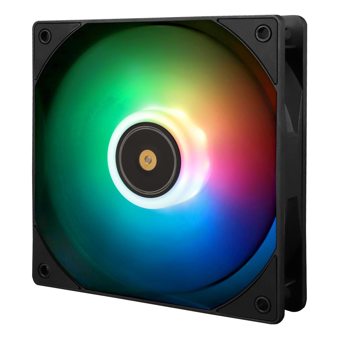 2 x Thermalright TL-E12B-S V3 CPU Fan Cooler,with High Speed 2000RPM,120mm Cooling PWM Fan,Computer Case Cooling Fan ARGB (TL-E12B-S V3)
