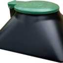 Doggie Dooley "The Original In-Ground Dog Waste Disposal System, Black with Green Lid (3800X)