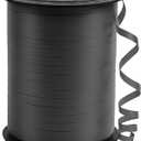 KMER LIFE Premium Black Curling Ribbon, 1/5" Wide x 500 Yards Christmas Curling Ribbons for Gift Wrapping, Party Decoration, Balloon String, Ribbons for Florist Flower (1 Roll)