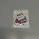 2 x Funny Christmas Ornaments 2024 - Highland Cow Decorations for Christmas Tree, Cow Lovers Gift