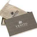 Venito Capri Snap On Leather Wallet Case Compatible with Samsung Galaxy S20 Ultra - Extra Secure with Padded Back Cover & RFID Protection (Black Crocodile)