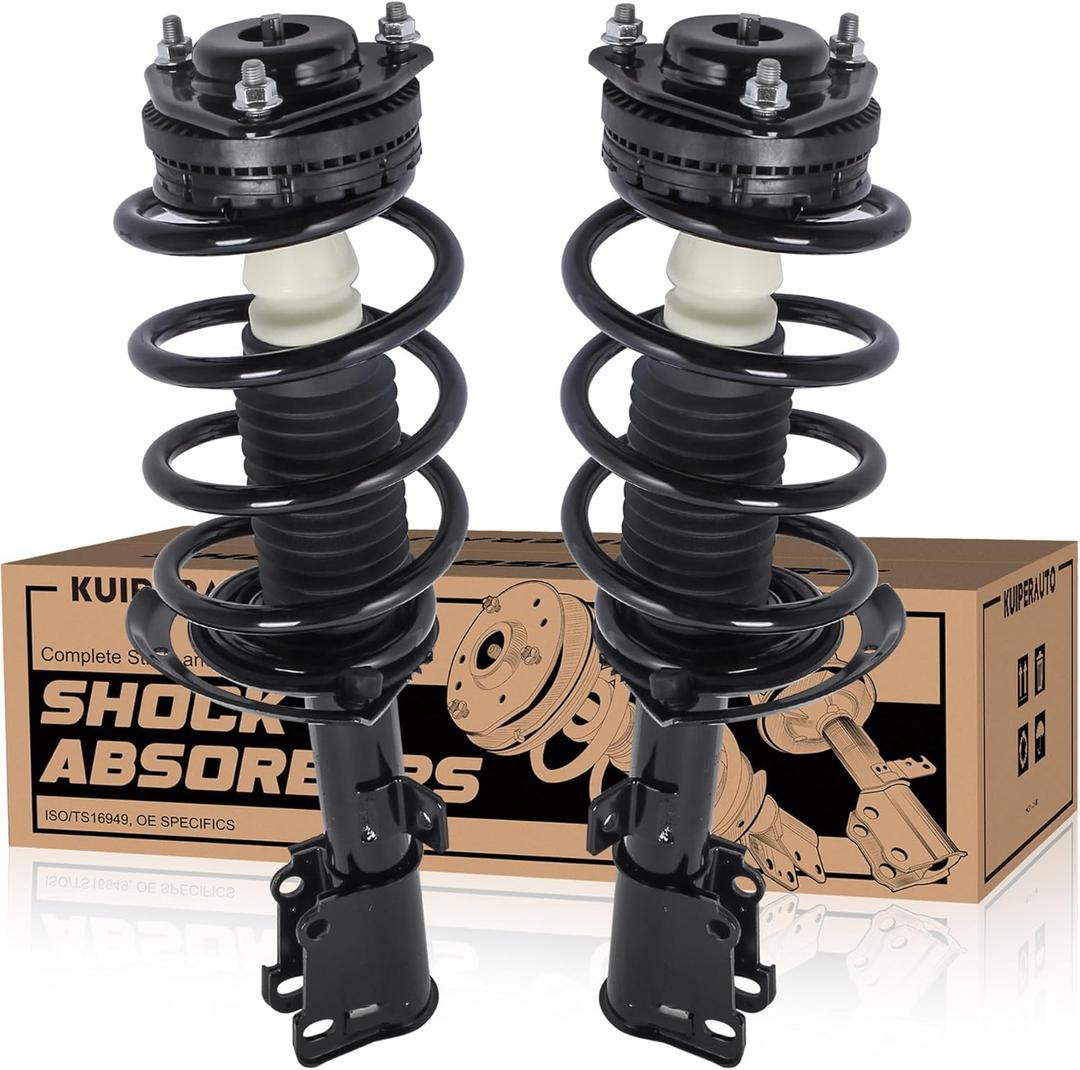 Pair Front Strut Shocks Assembly Compatible with 2007-2010 Chrysler Sebring 2008-2014 Dodge Avenger 2.4L FWD Only 171131 171130 Coil Spring Shock Absorber