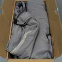 Favoyard Patio Chair Cushions 18.5 x 16 x 3 Inch Waterproof Outdoor Seat Cushions for Patio Furniture 3-Year Color Fastness Garden Sofa Couch Chair Pads with Handle & Adjustable Straps Set of 2, Grey