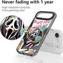for iPhone Air Case Cute - Durable Shockproof 6.6 ft Drop Impact Phone Case - Funny Skeleton Halloween Horror Design for iPhone 17 Air (6.5") Black