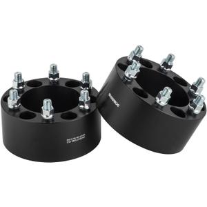 DCVAMOUS Black 6x5.5 Wheel Spacers 3 Inch with 14x1.5 Studs Compatible with Chevy GMC 6 Lug 6x139.7 for 1999-2022 Silverado Sierra 1500 Tahoe | 1988-2022 Suburban Yukon 1500 | 2019-2022 RAM-1500