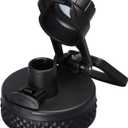 Auto Spout Lid with Button Lock, Replacement Flip Lid of 2.22" Diameter Fits Wide Mouth, Leak- Proof Bottle Accessories with Big Handle Easy to Carry