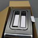 Mecity 2 Slice Touch Screen Toaster, 1.5" Wide Slot, Stainless Steel Smart Toaster for Bagels, Muffins, Waffles, Gluten-Free Breads, Defrost, Reheat, Timer, 120V 825W, Cream Color