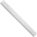 Alumicolor Architect 12 inch Ruler w/ 4 Bevel Scale for Drawing, Drafting & Engineering, Left to Right Calibrations Divided by 1/32, 1/16, 1/8, 1/4, Silver