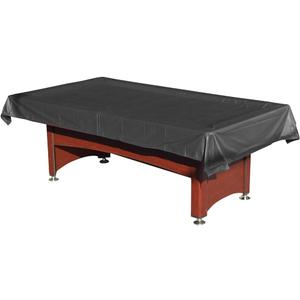 MoyanSuper Pool Table Cover PVC Waterproof Dustproof for Billiard/ Pool Table (9FT Black)