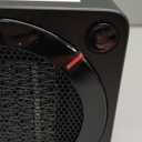 Gaiatop Mini Space Heater, Lightweight PTC Ceramic Fast Heating 500W Energy Efficient for Indoor Use, Overheating & 45 Tip-Over Protection, Portable Desk Electric Heaters for Office Home Black