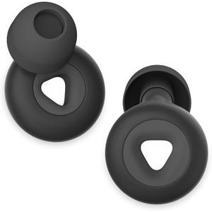 Ear Plugs for Sleeping Noise Cancelling, Reusable Hearing Protection in Flexible Silicone, Noise Cancelling Earplugs for Sleep - 6 Ear Tips in S/M/L, 25dB Noise Cancelling Black