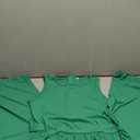 EXARUS Girls Sleeveless Jumpsuit Mock Neck Wide Leg Pants Zipper One Piece Rompers Overall Lightweight Casual 8-12Y (Green)