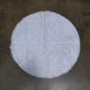 White Round Rug, 3x3 Fluffy Circle Area Rugs for Bedroom, Soft Plush Rugs for Living Room, Non-Slip Indoor Carpet for Nursery, Study Room, Playroom, Home Decor