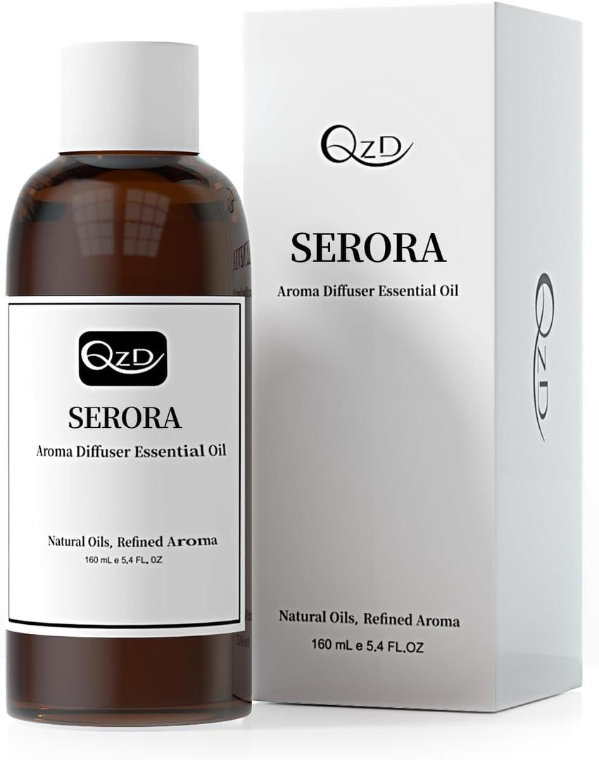 SERORA Aroma Oil  160ML Soft Floral & Vanilla Scent Refill for Cold Air Diffuser, Raspberry & Ylang-Ylang Notes, Gentle Essential Oil for Daily Relaxation & Calm Home Fragrance (5.4 Fl Oz (Pack of 1))
