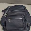 ALTOSY Genuine Leather Backpack Purse for Women Large Shoulder Bag With Laptop Compartment Multiple Pockets(S106 Indigo Blue)