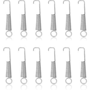 12pcs Vise Grip Spring, Carbon Steel Replacement Small Springs Parts Compatible with Irwin Vise Clamp Locking Pliers Shop & Home Repair Supplies Accessories (50mm)