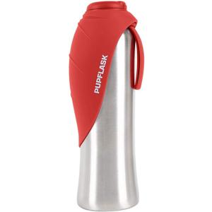 PupFlask Large Dog Water Bottle | 27 or 40 OZ Stainless Steel | Convenient Dog Drink Dispenser | Puppy Travel Water Bowl | Portable Pet Hydration Bottle | Leak Proof | Perfect Size For All Breeds