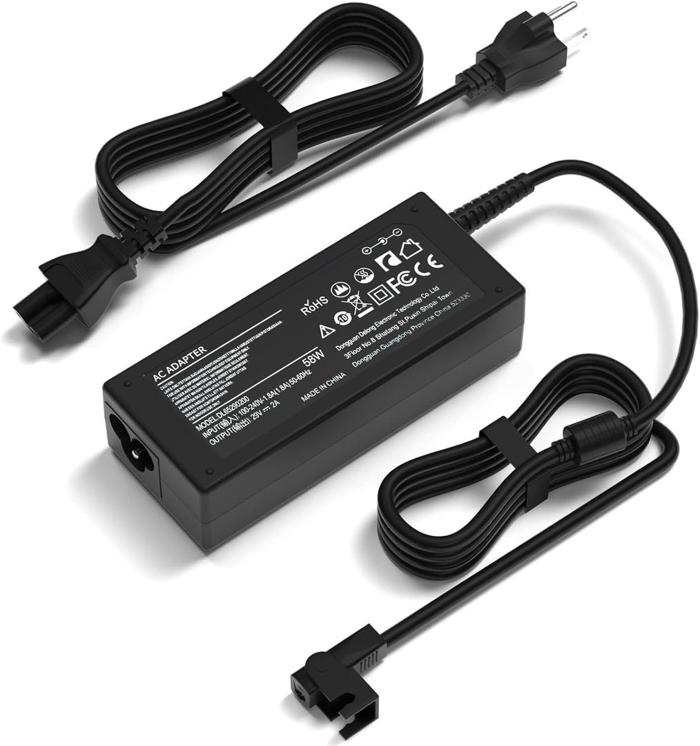 29V 2A Power Recliner Power Supply, Universal AC/DC Switching Power Supply Transformer 2-pin Adapter Replacement for Recliner/Electric Sofa/Lift Chair/Couch/