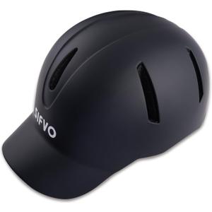 Bike Helmet SIFVO Bike Helmets for Adults Extended Visor Road Bike Helmet Scooter Helmet Adjustable and Lightweight Bicycle Helmets for Men and Women 56-61 (Black)