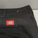 Dickies Women's Slim Fit Boot Cut Stretch Twill Pant, Black, 16 Long S