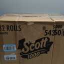 Scott 1000 Trusted Clean Toilet Paper, 32 Rolls, Septic-Safe, 1-Ply Toilet Tissue