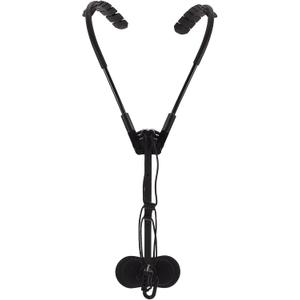Saxophone Shoulder Harness, Comfortable Neck Strap with Aluminum Hook, for Alto and Soprano Sax, Black