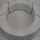 Medline Standard Hinged Toilet Seat Riser, 3.5 Inch Height, 400 lb Weight Capacity, White - Ideal Mobility Aid for Elderly, Disabled, and Medical Patients, Enhances Bathroom Safety