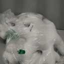 Huwena 2 Pcs Winter Snowflake Pillows Decorative Winter Snowflake Throw Pillows White Pillow Plush Cute Pillow for Couch Sofa Bed Decoration (11.81 Inch,15.75 Inch)