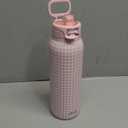 Ello Pop & Fill 32oz Stainless Steel Water Bottle with QuickFill Technology, Double Walled and Vacuum Insulated Metal, Leak Proof Locking Lid, Straw and Chug, Reusable, BPA Free, Pink Gingham
