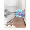 Door Stoppers Magnetic Door Catch, Stainless Steel Magnetic Door Stop 2 Pack, Double-Sided Adhesive Tape, No Drilling, Screws for Stronger Mount, Holder Your Door Open for Wide Doors