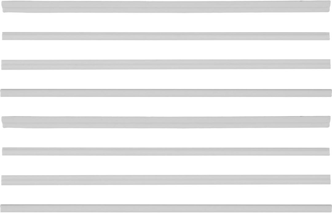 8pcs Dollhouse Wall Moulding Kit Miniature Corner Accessories DIY Trim for Dollhouse Furniture Decoration White Skirting Trim Molding for Mini House Decor