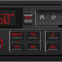 Single Din Retro Car Radio: European Style Stereo for Classic Vehicles - Bluetooth FM AM USB SD AUX USB-C Fast Charge 4-CHN 2 Subwoofer Outputs SWC