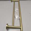 JQK Double Towel Bar 20.5 Inch, Brushed Gold Useable 18 Inch 304 Stainless Steel Thicken 0.8mm Towel Rack Bathroom, Towel Holder Wall Mount, TB100L18-BG