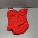 Women's One Piece Swimsuit Island Goddess Shirred Side Women's Bathing Suit, M