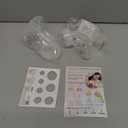 Nenesupply 21mm 2 pc Flanges Compatible with Spectra S2 S1 9 Plus Synergy Gold Breastpump Replacement to Spectra Pump Parts Flange Accessories Wide Mouth Work with Valve Backflow Protector Bottle